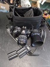 UNTESTED Olympus E-510 10.0MP Digital SLR Camera w 14-42mm & 40-150mm 4-5.6 Lens