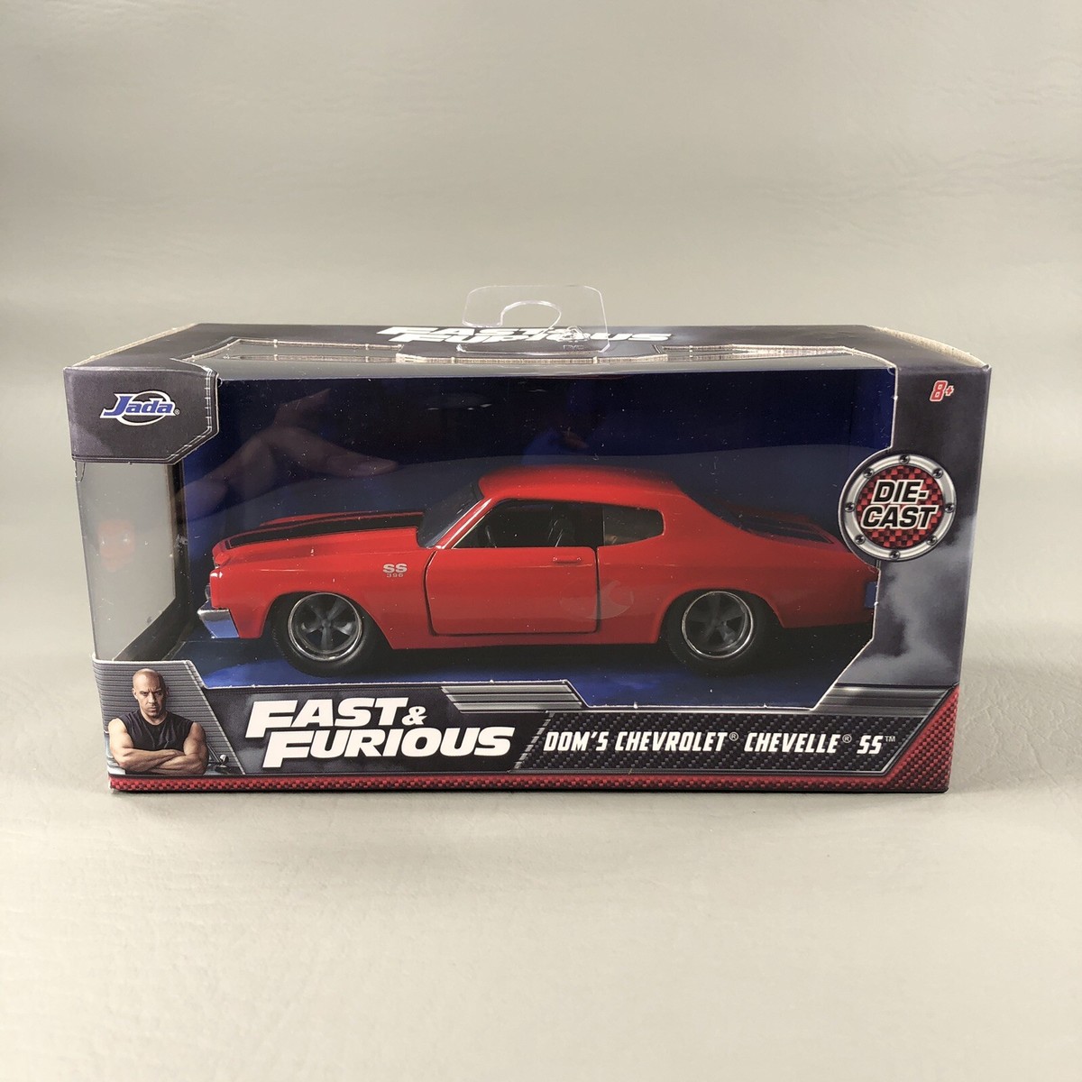 Jada Toys Fast & Furious DOM'S 1970 CHEVROLET CHEVELLE SS Red