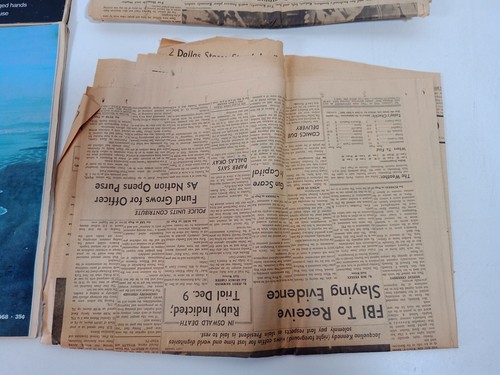 Kennedy Assassination Newspapers Magazines Dallas Nov 26 1963 2 Papers/6 Mags - Picture 5 of 13