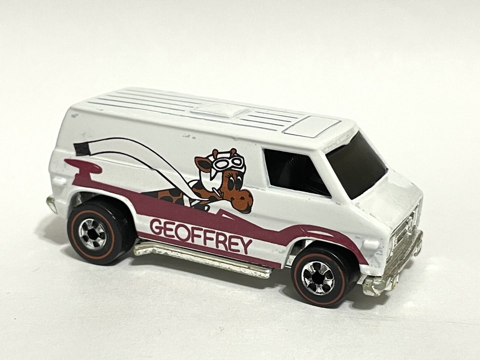 CUSTOM MADE Hot Wheels Redline Super Van Geoffrey Giraffe Toys R Us