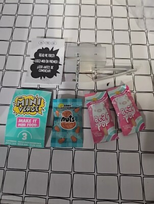 CHOCO BEAR POPS MGA Miniverse Make It Mini Food NO RESIN