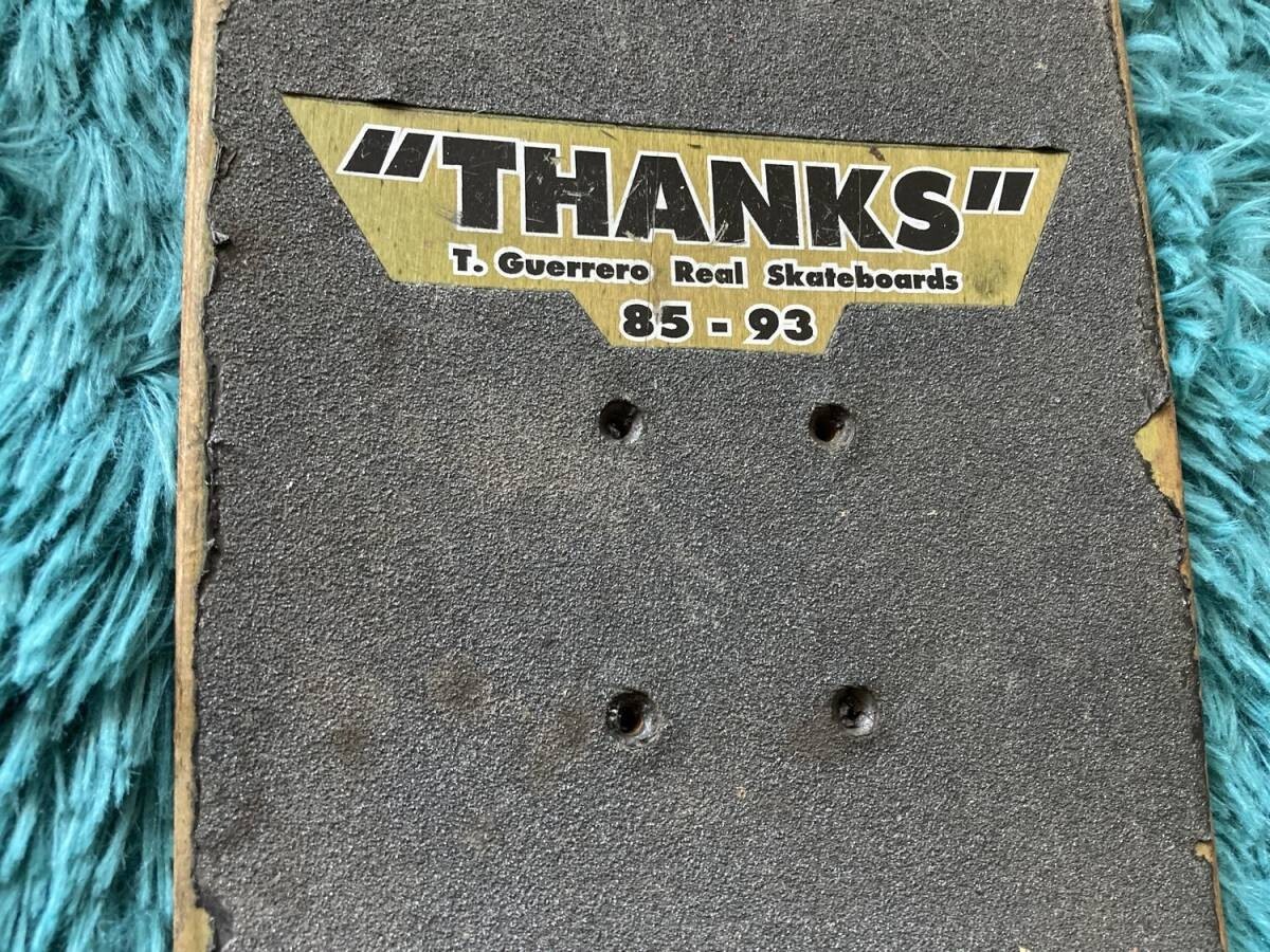 vintage 1993 Tommy Guerrero skate deck retirement commemoration