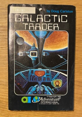 Galactic Trader - Atari Spiel - sehr selten - gebraucht - sehr guter Zustand