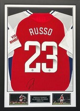 Alessia Russo Signed & Framed Arsenal F.C. Shirt Genuine Signature COA Alessia Russo Signed & Framed Arsenal F.C. Shirt Genuine Signature COA