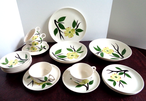 Lot of 3 Dixie Dogwood by Joni China Ceramic Bread and Butter Plates 6 1/4" - Picture 11 of 11