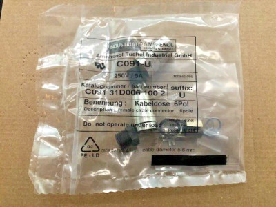1 Stück Amphenol  C091 31D006 100 2 - M16 - weiblich - 6P