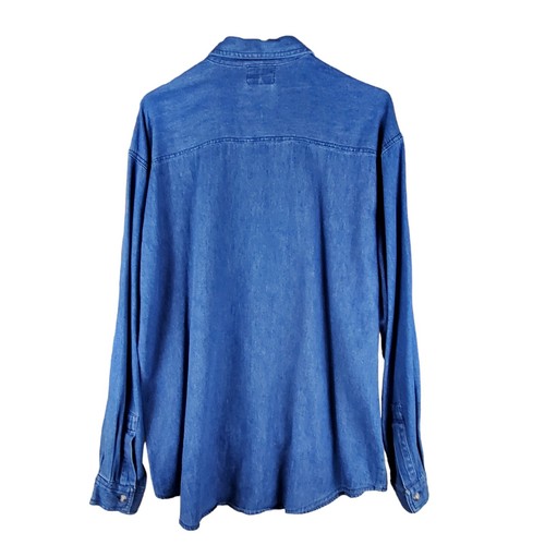 That's The Way To Go Women's Long Sleeve Embroidered Cotton Denim Shirt Size XL - Picture 2 of 8