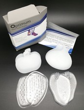 Optimum Relief Ball of Foot Cushions Metatarsal Pads Forefoot Gel Insoles 4 Pair