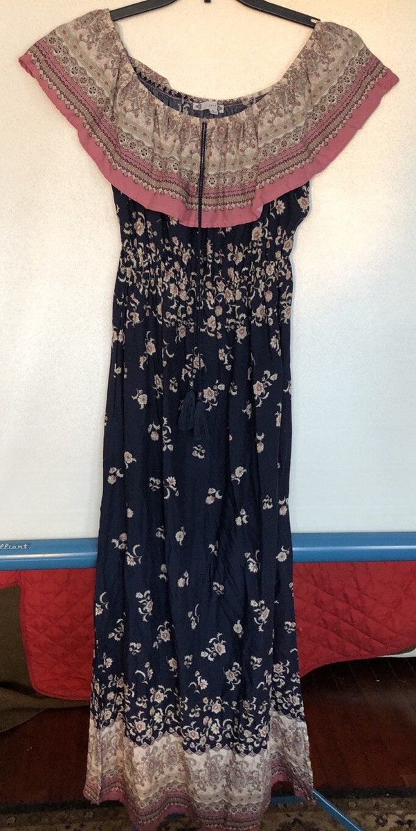 IRIS Boho Maxi Dress NWT Size Medium | eBay