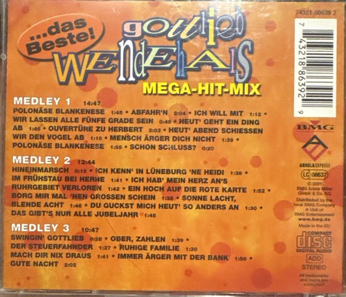Mega-Hit-Mix von Gottlieb Wendehals | CD | 2001 | - Bild 2 von 2