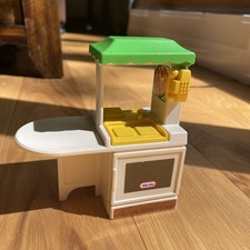 Vintage Little Tikes Play Dollhouse Kitchen Island Kitchenette Stove Sink Phone