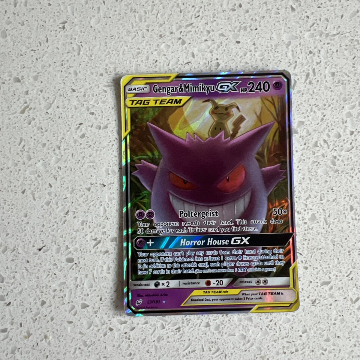 Gengar & Mimikyu GX 53/181 Sm-Team Up Holo | eBay