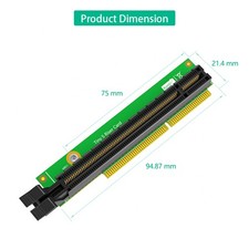 PCI E 16X Riser Card, Adapter Tiny 5 PCIE 16X Riser for ThinkCentre M920q M920x