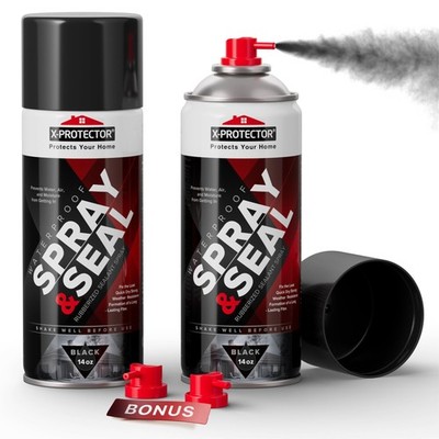 X-Protector Seal Spray - Rubber Waterproof Spray with Less-Drip Formula - Pre...