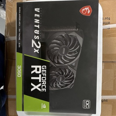 MSI GeForce RTX 3060 Ventus 2X 12GB GDDR6 OC Edition Graphics Card