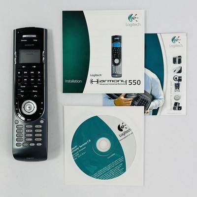 Logitech Harmony 550 Advanced Universal Remote Control R-IP10 Tested Working