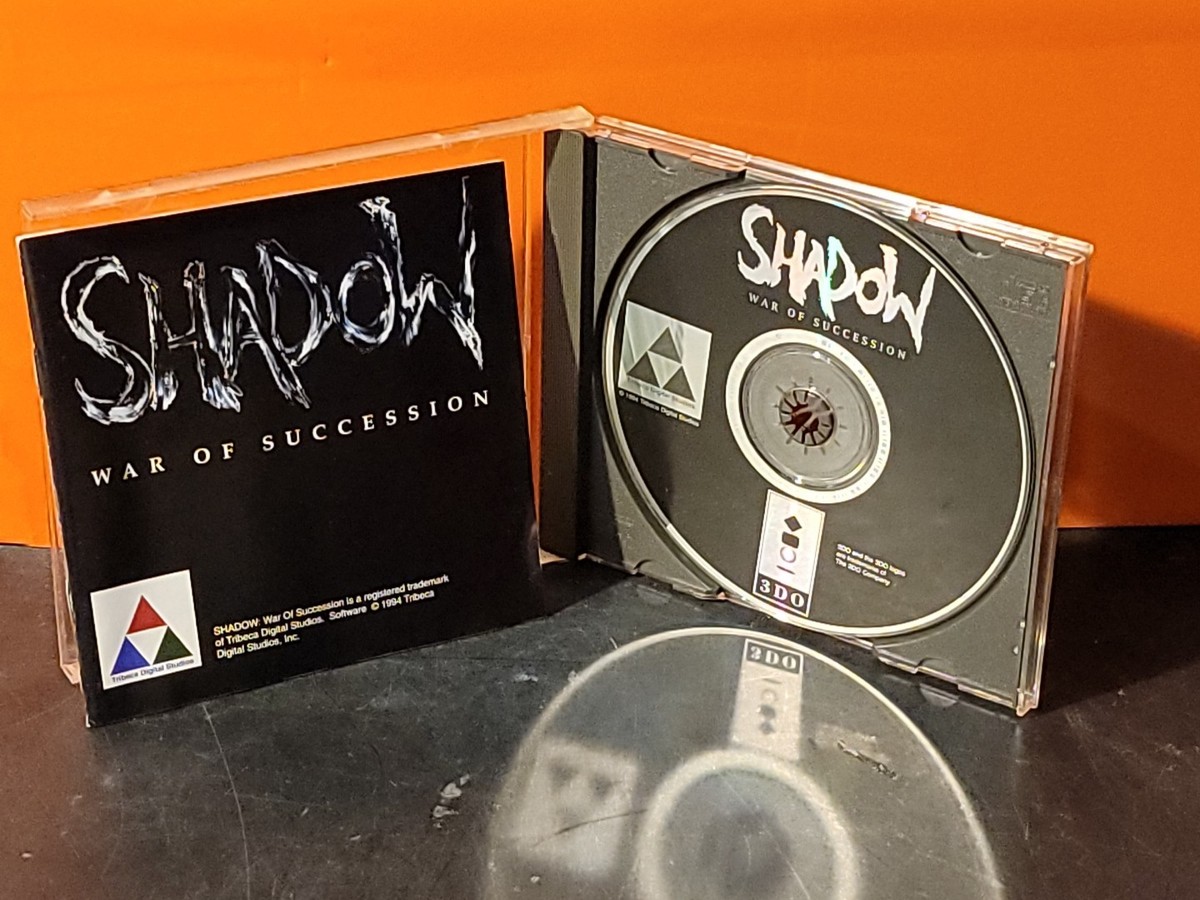 Shadow War Of Succession (Panasonic 3DO 1994) Game Disc & Manual