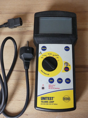BEHA UNITEST TELARIS SCHLEIFE / LOOP Installationstester VDE 0100 Amprobe 8978