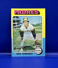 1975 Topps # 84 Enzo Hernandez Card San Diego Padres