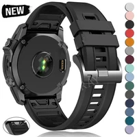 Quick Fit Strap For Garmin Fenix 8 E 7 7X 6 6X Pro 5 5X 965 Silicone Watch Band
