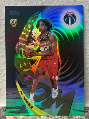TRE JOHNSON III 2025-26 TOPPS SONIC BOOM CASE HIT SSP ROOKIE RC #SB-16 WIZARDS