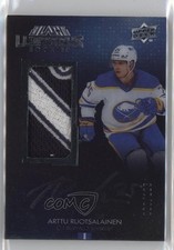2021-22 SPx UD Black Lustrous Rookie /125 Arttu Ruotsalainen Patch Auto 2f3