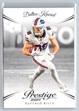 2024 Panini Prestige #32 Dalton Kincaid Buffalo Bills