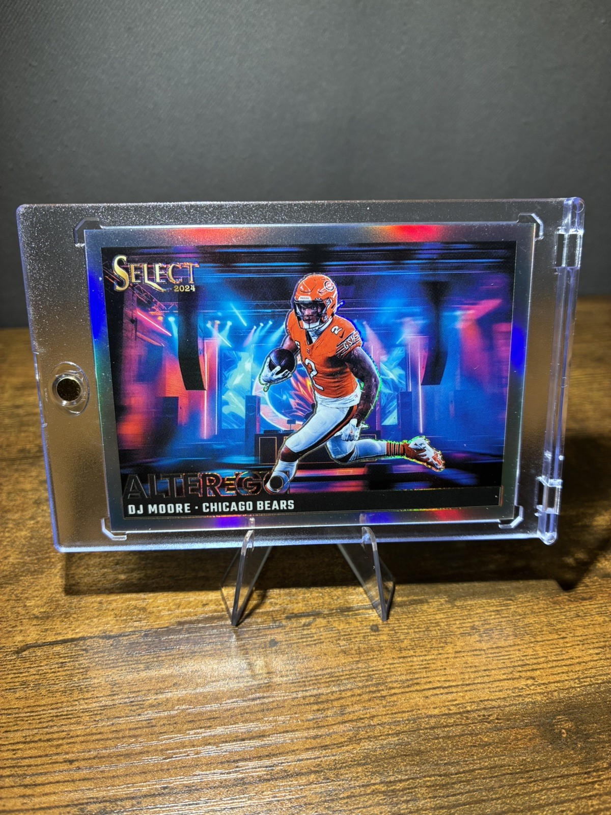 DJ Moore 2024 Panini Select Alter Ego Case Hit SSP Bears