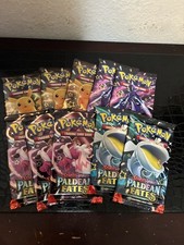 Pokemon Paldean Fates Booster Packs Lot of 10 Sealed 10 Packs 