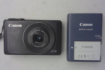 Canon PowerShot S110 12.1MP Digital Camera - Black for sale online
