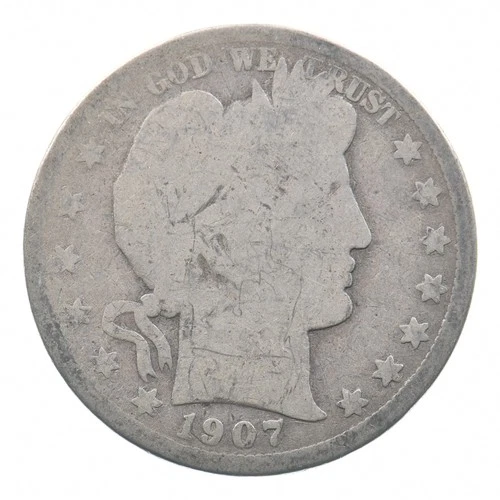 1907-D Barber Half Dollar Estate Coin Collection *400