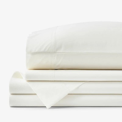 The Company Store Legends Hotel Premium Cool Supima Cotton Percale Bed Sheet Set