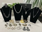 Vintage to Modern Costume Jewelry Keychains 25 Pcs Necklaces Pendants Rings #13