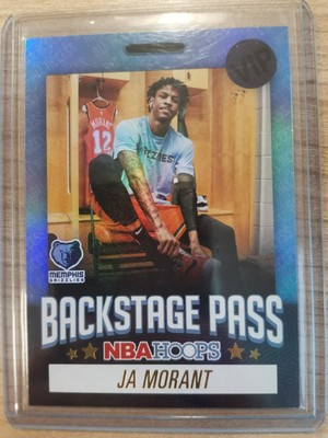 2020-21 Panini NBA Hoops Vip Backstage Pass Ja Morant