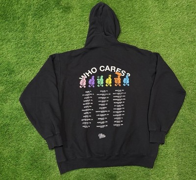 Rex Orange County - Who Cares? Tour Merch DOUBLE SIDED Pullover Hoodie - LARGE