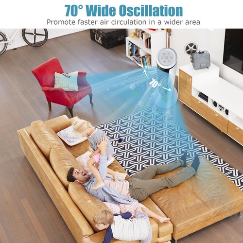 41"Quiet Cooling Oscillating Fan Evaporative Air Cooler w/ Remote Control - Picture 3 of 10