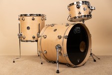 DW Performance Natural Satin Oil 16x20 8x12 and 14x14 Drum Set