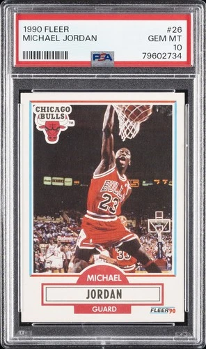 1990 FLEER #26 MICHAEL JORDAN PSA 10