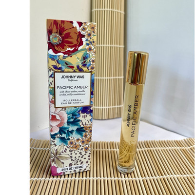 NEW!  Johnny Was  Pacific Amber  Rollerball Parfum 0.34 fl oz Authentic Unused