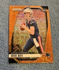 2024 Panini Prizm Drake Maye Orange Lazer Prizm RC Patriots #329