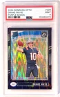 2024 Panini Donruss Optic Rated Rookie Drake Maye #229 Purple Shock Prizm PSA 9!