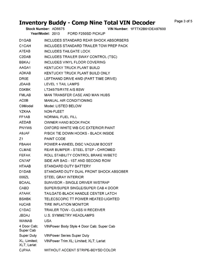 Módulo de control del motor usado (ECM) se adapta a: Ford F250SD 2013 camioneta control electrónico Foto 4 de 4