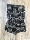 Mossimo Women’s Bathing Suit Cover Romper Black Boho Size Small Sleeveless — photo 1