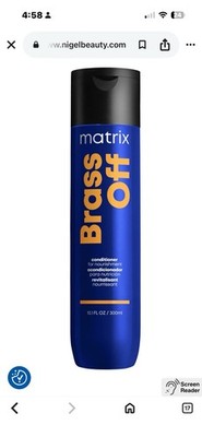 Matrix Brass Off Conditioner for Nourishment 10.1 oz