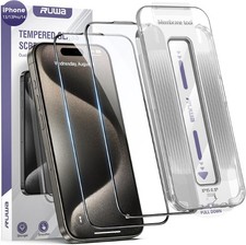 2-Pack HD Clear Tempered Glass iPhone 13/13Pro/14/16e 6.1" Screen Protector Kit