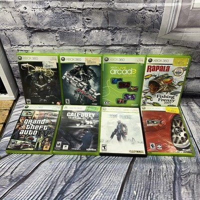 Lot Of 8 Microsoft XBOX 360 Game Bundle Lot - 8 Video Games - Tested