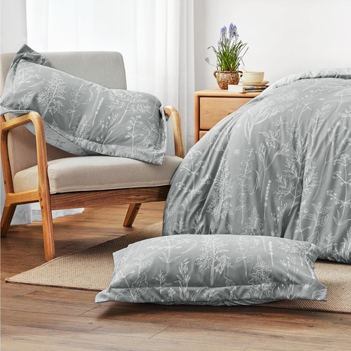 Comforter Set Queen Size Comforter Set 3 Pieces Cute Floral Bedding Sets for A - Picture 4 of 9