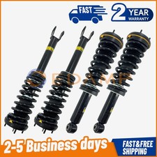 4PCS Fit Jaguar XF RWD 2009-2015 Front +Rear Shocks Struts Assembly W/o Electric