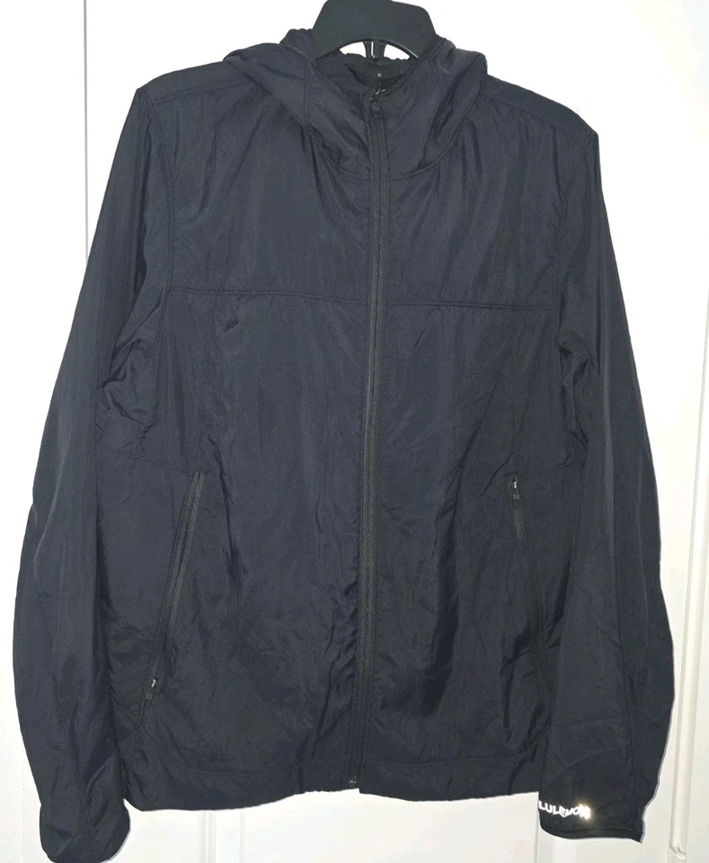 Lululemon Men’s InsulEight Cold-Weather Run Shell Jacket Black Sz L - Image 3 of 4