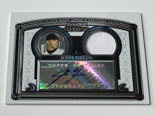 2005 Bowman Sterling #JF Josh Fields A Auto Jersey RC Rookie Card. rookie card picture